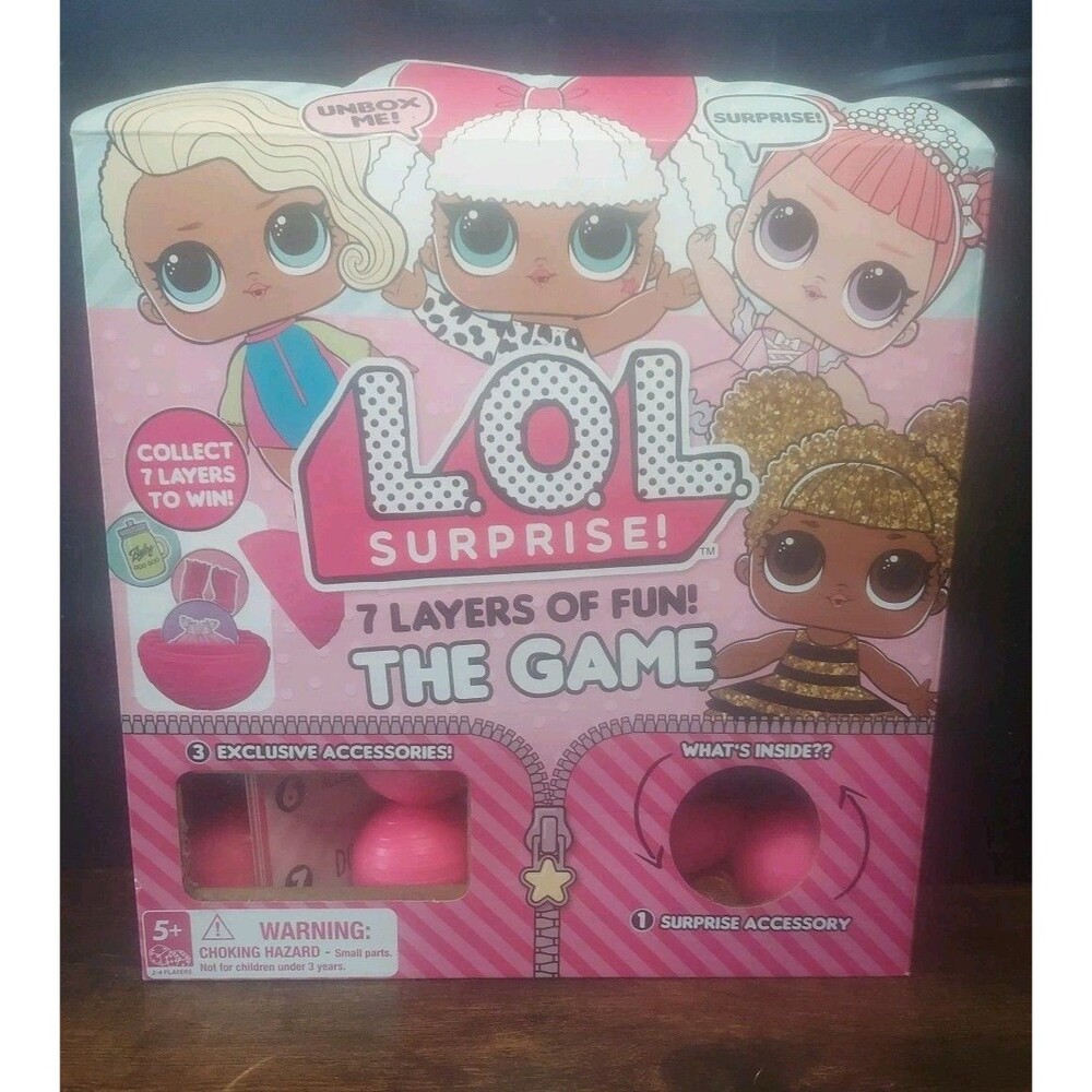 LOL Surprise Board Game Exclusive Accessories 7 Layers of Fun Play Toy Complete
